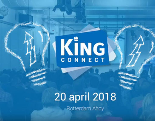 Florian Rooz speaking at AHOY Rotterdam during KING Connect event 20th of April!